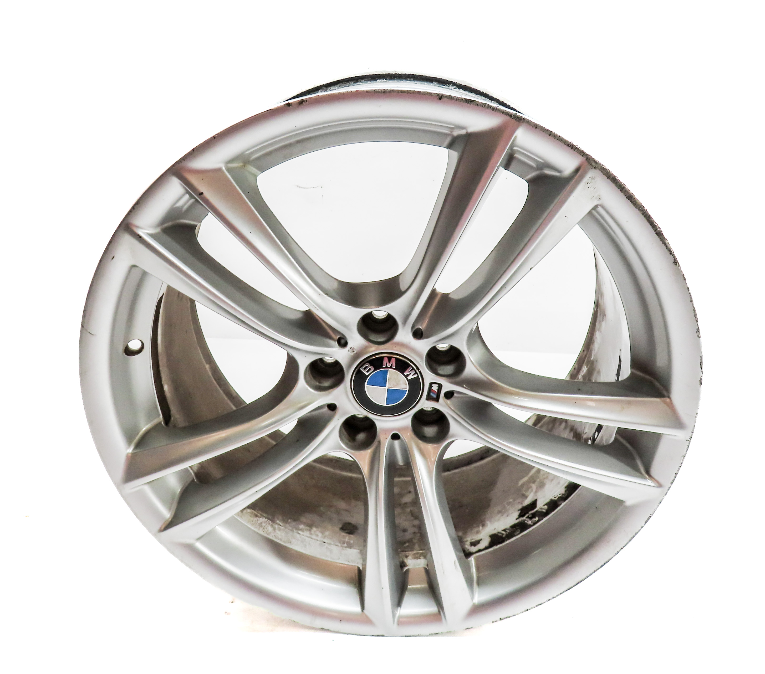 09-17 BMW 5 GT 7 SERIES (F01 F07) REAR 20x10 ///M 5 DOUBLE 10-SPOKE WHEEL RIM — exact item pictured